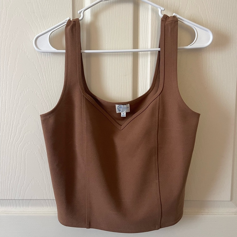 Francesca’s brown tank
